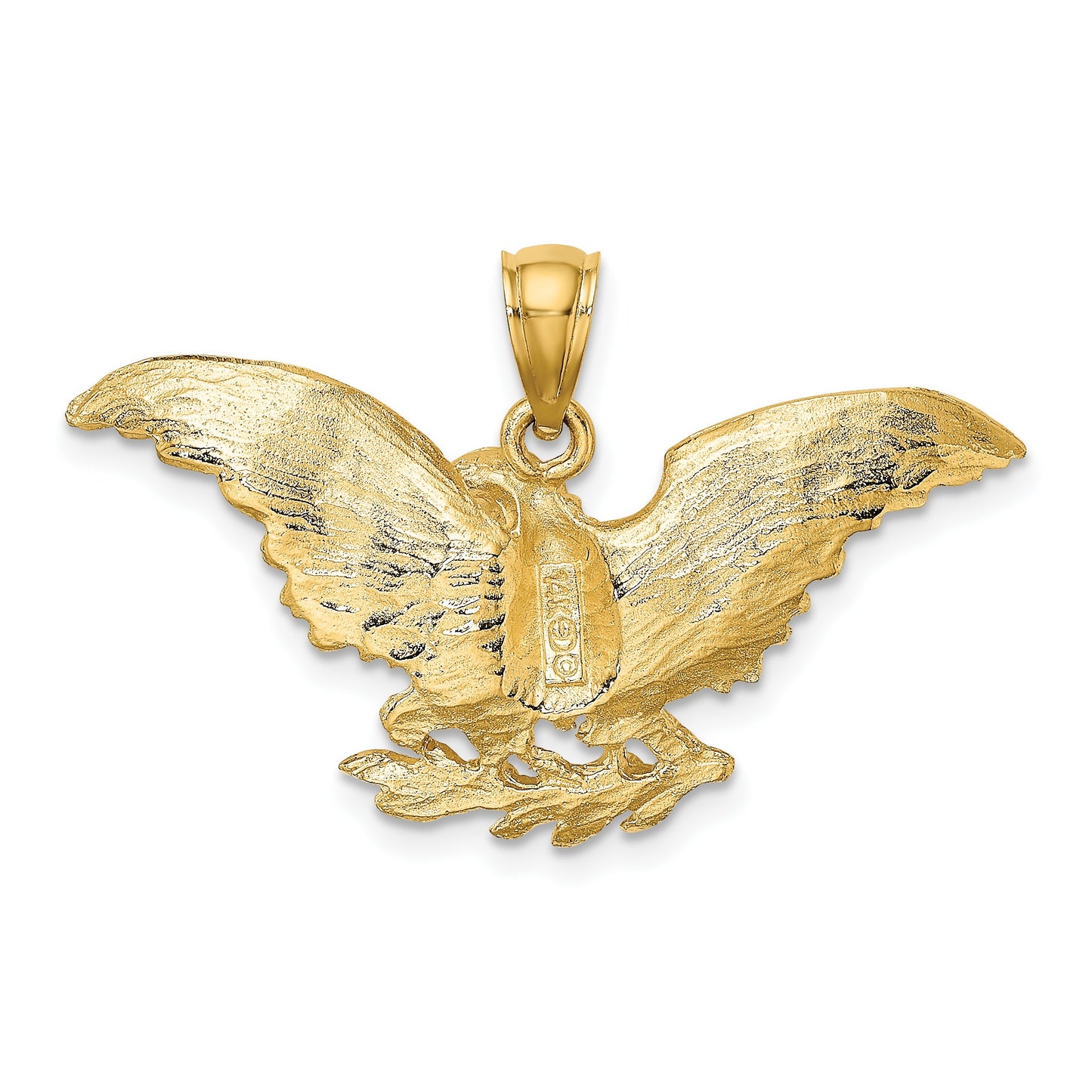 14K Eagle with Wings Spread Charm