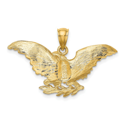 14K Eagle with Wings Spread Charm