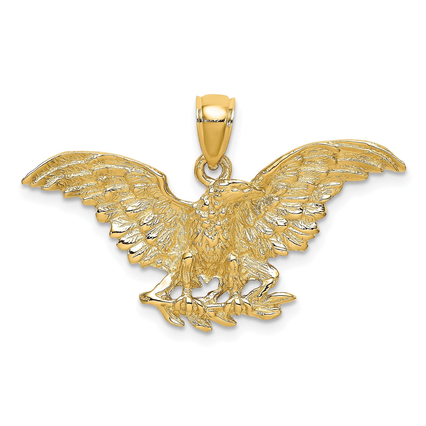 14K Eagle with Wings Spread Charm