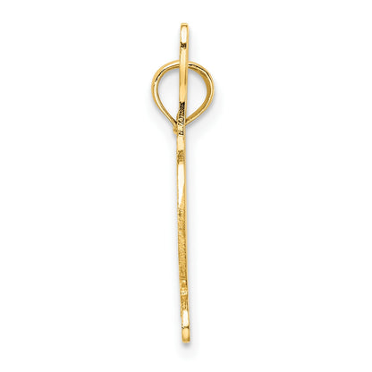 14K Textured Horse Head with Crop and Shoe Charm