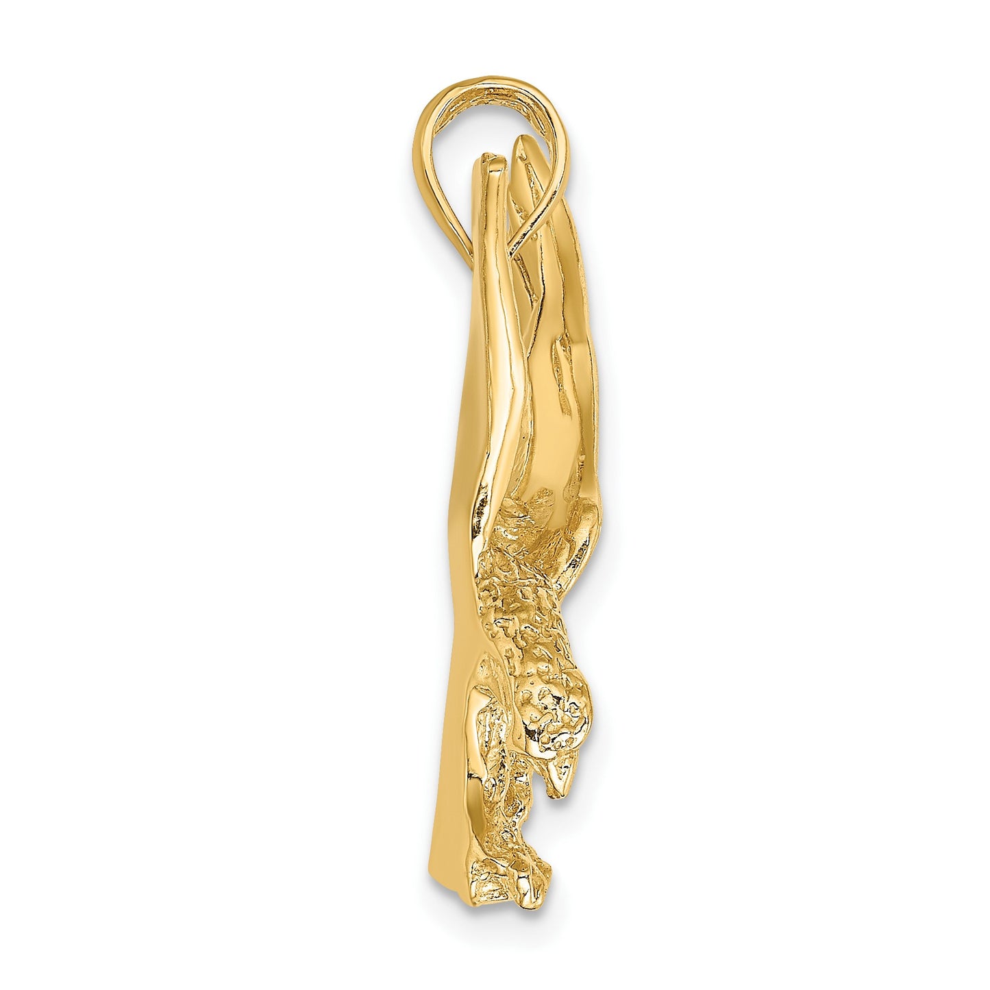 14K Eagle Landing with Wings Up Charm