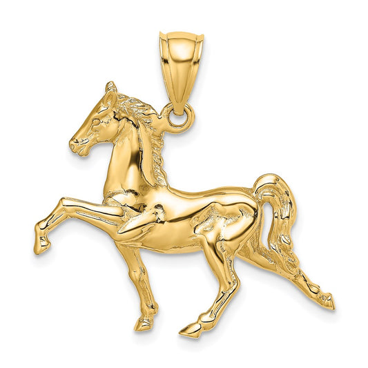 14K 3-D Tennessee Walking Horse Charm