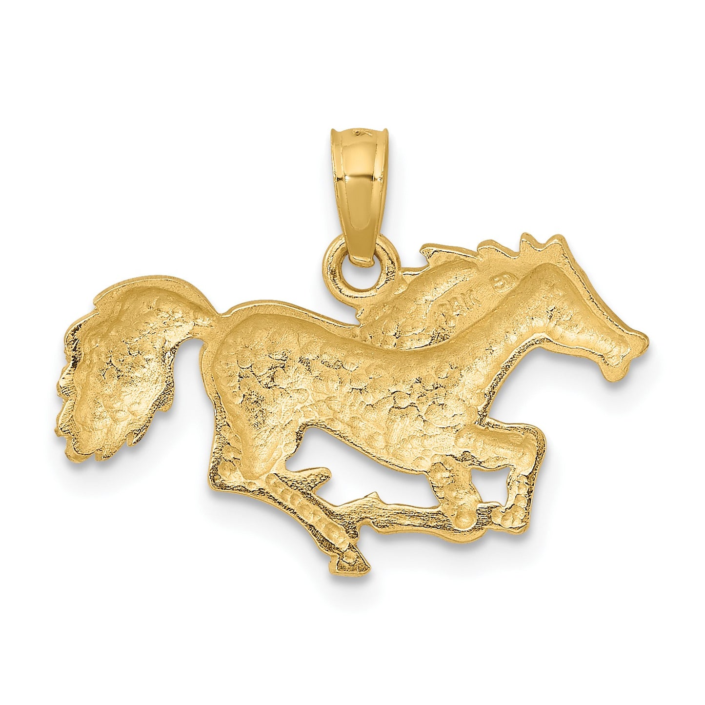 14K Galloping Horse Charm