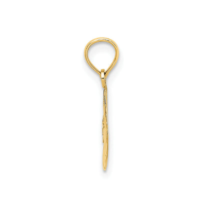 14K Sun Charm