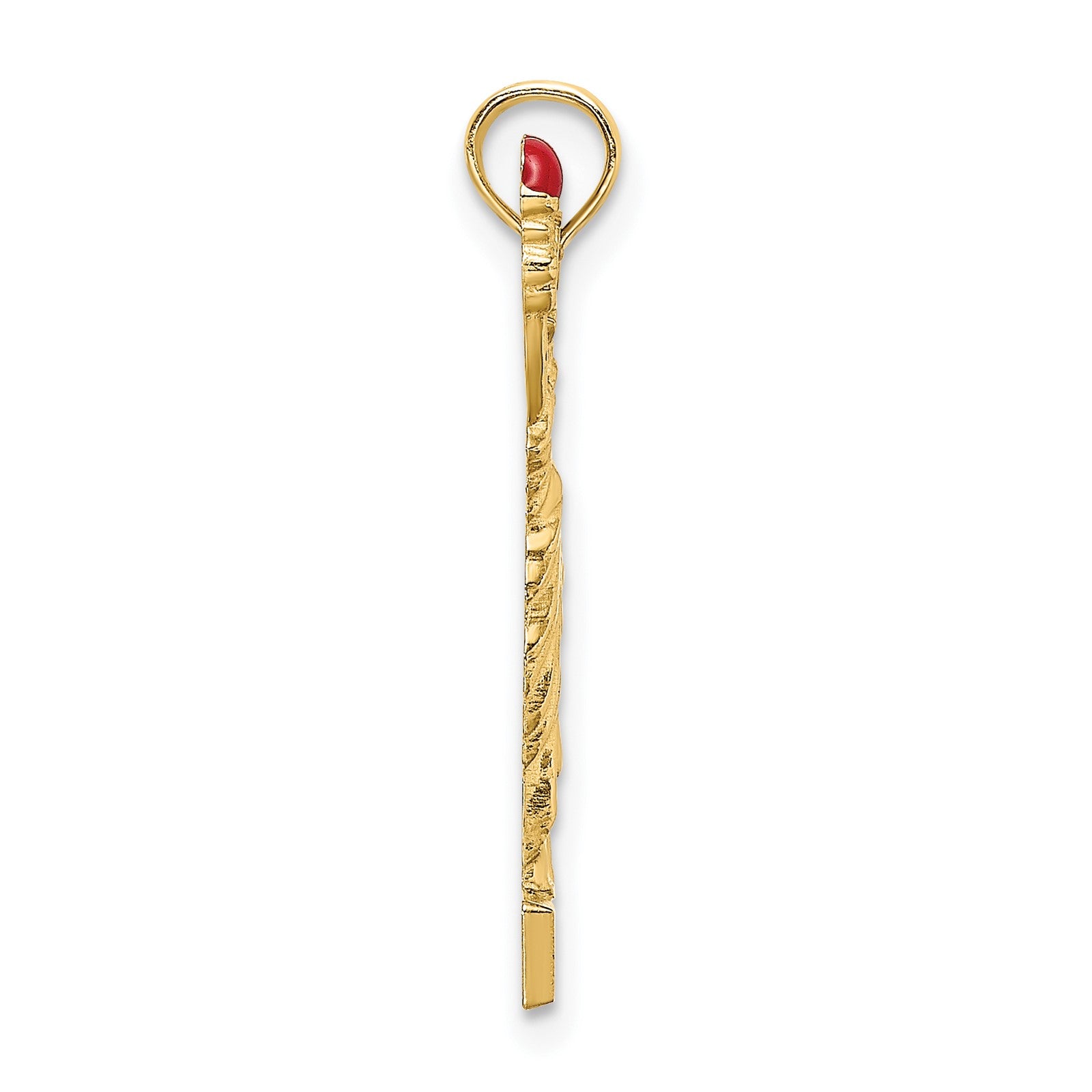 14K with Enamel Flame Statue Of Liberty NEW YORK Charm