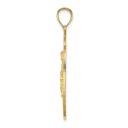14K NEW YORK Apple with New York Skyline and Statue of Liberty Charm