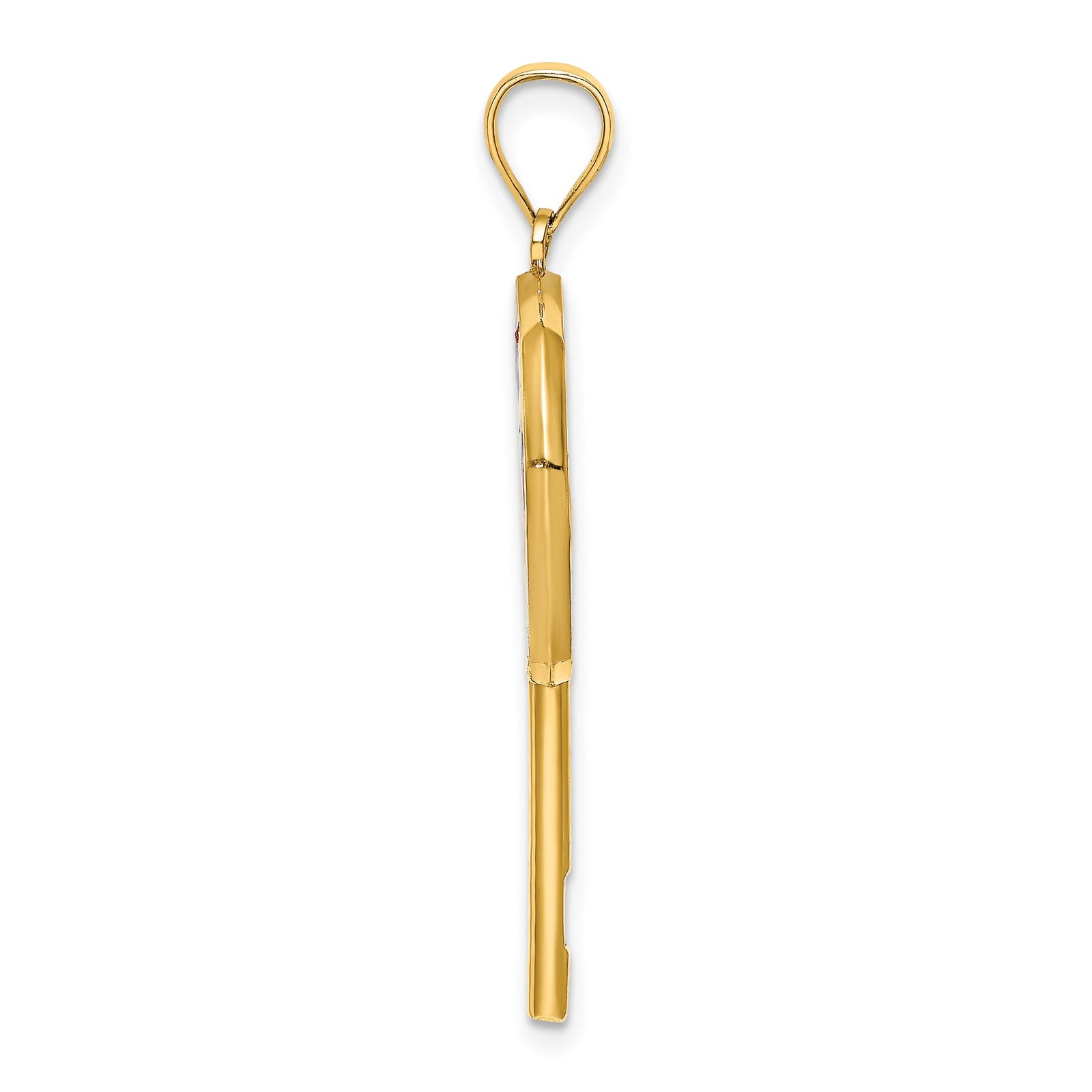 14K 3-D Multi-Color Enameled Lollipop Charm
