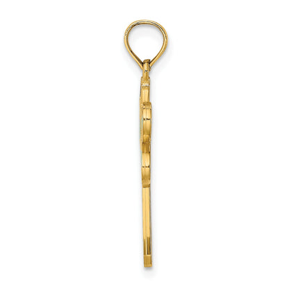 14K Multi-Color Enamel Dragonfly Charm