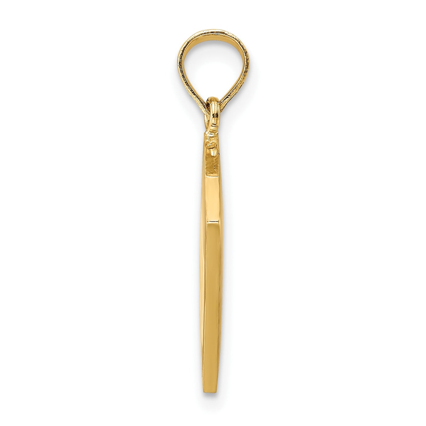 14K Red and White Enameled 3-D Cook Book Charm