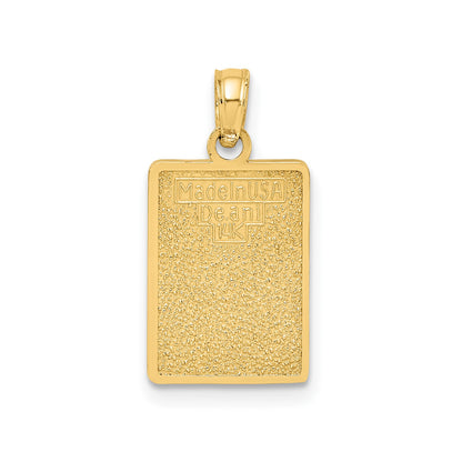 14K Green Enamel MILE 0 / KEY WEST Charm