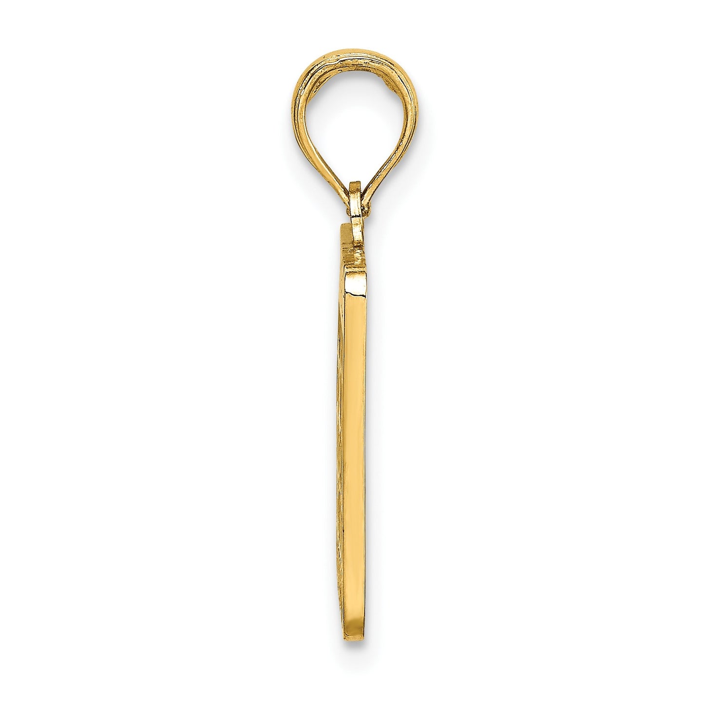 14K Enameled Bingo Card Charm