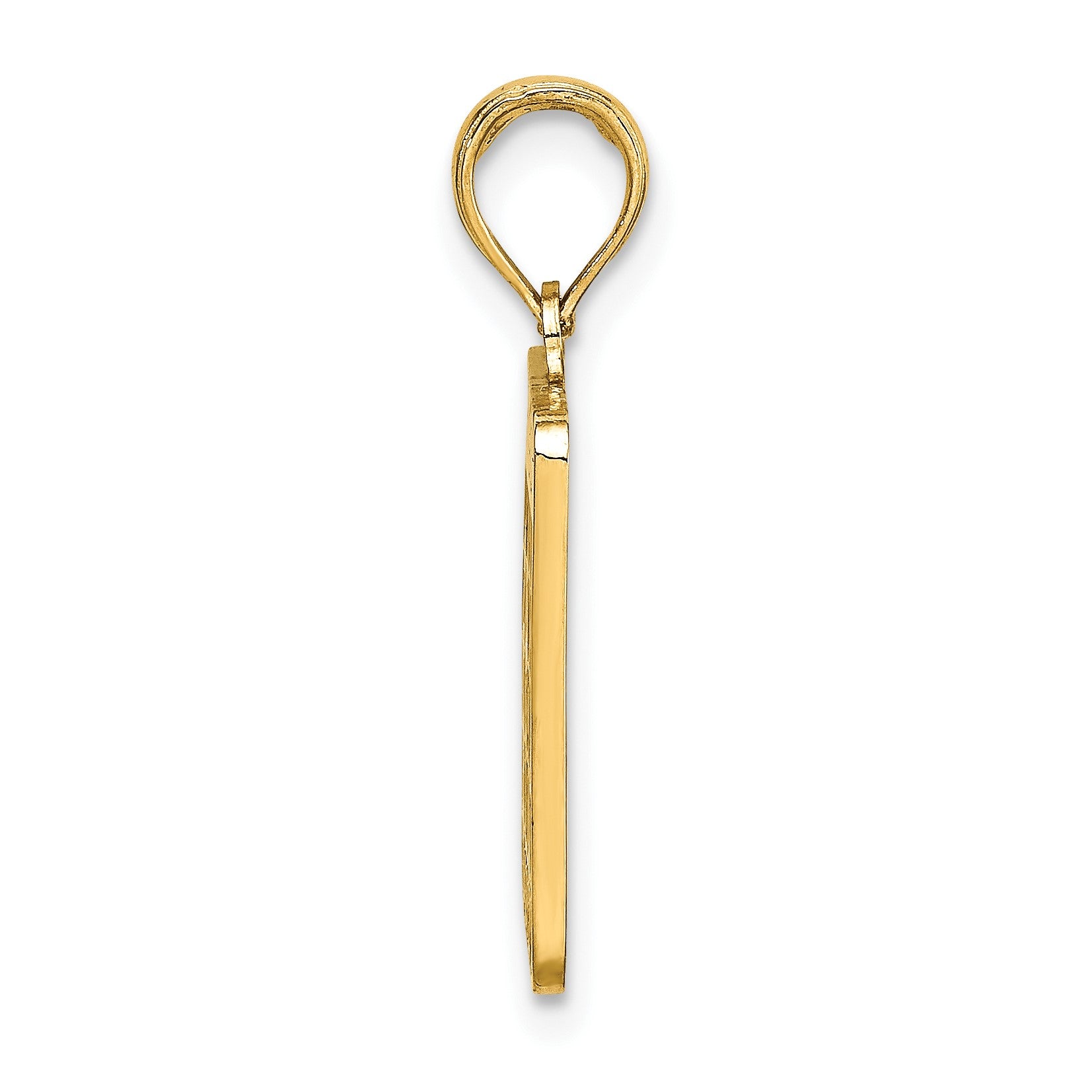 14K Enameled Bingo Card Charm