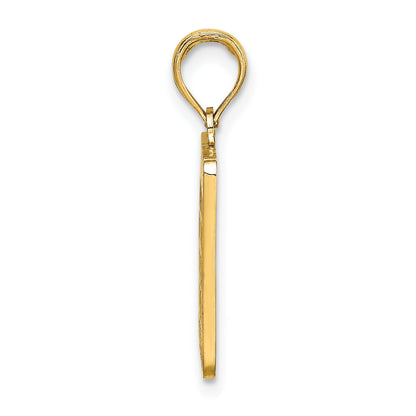 14K Enameled Bingo Card Charm