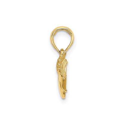 14K Hands Holding Heart Charm