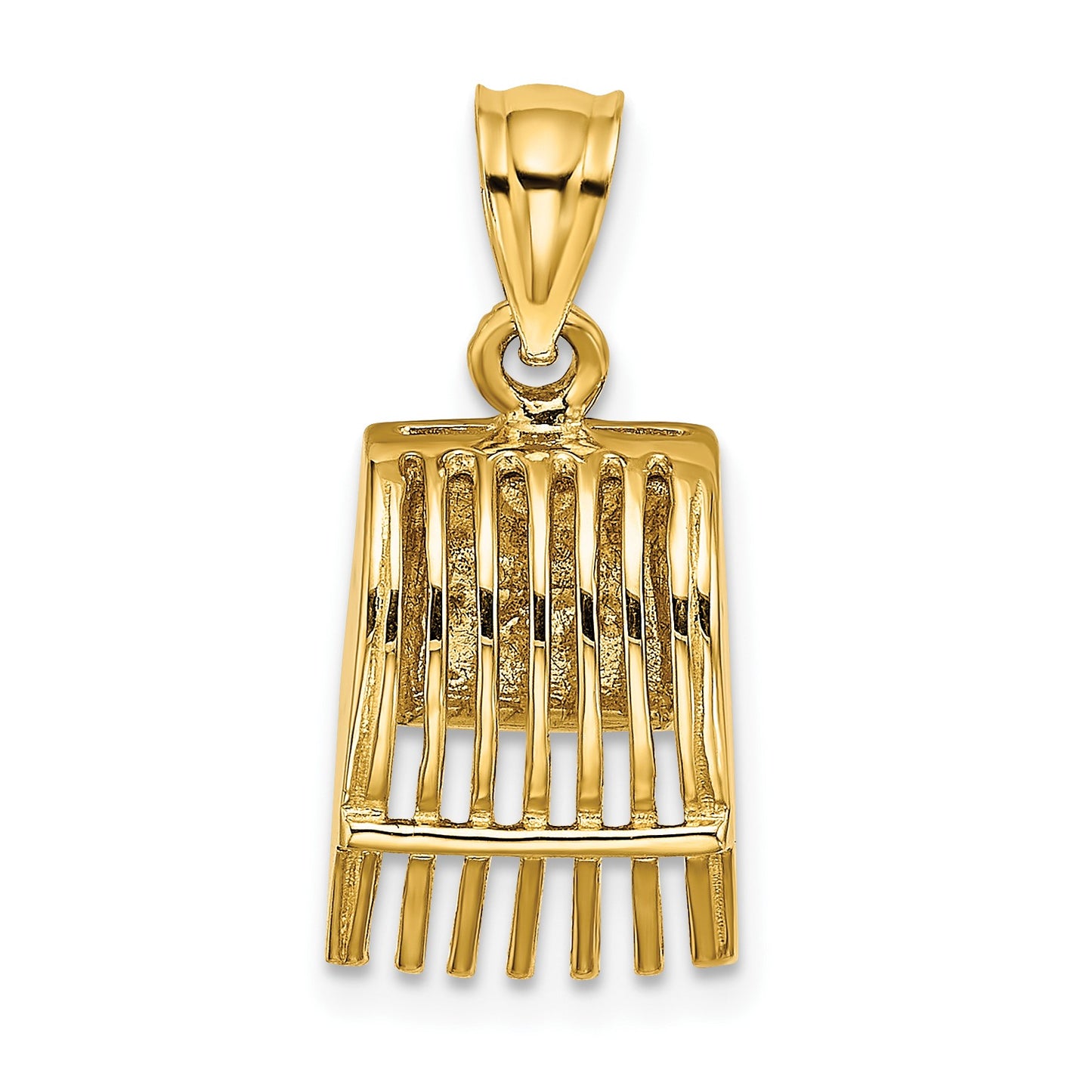 14K 3-D Cranberry Scoop Charm