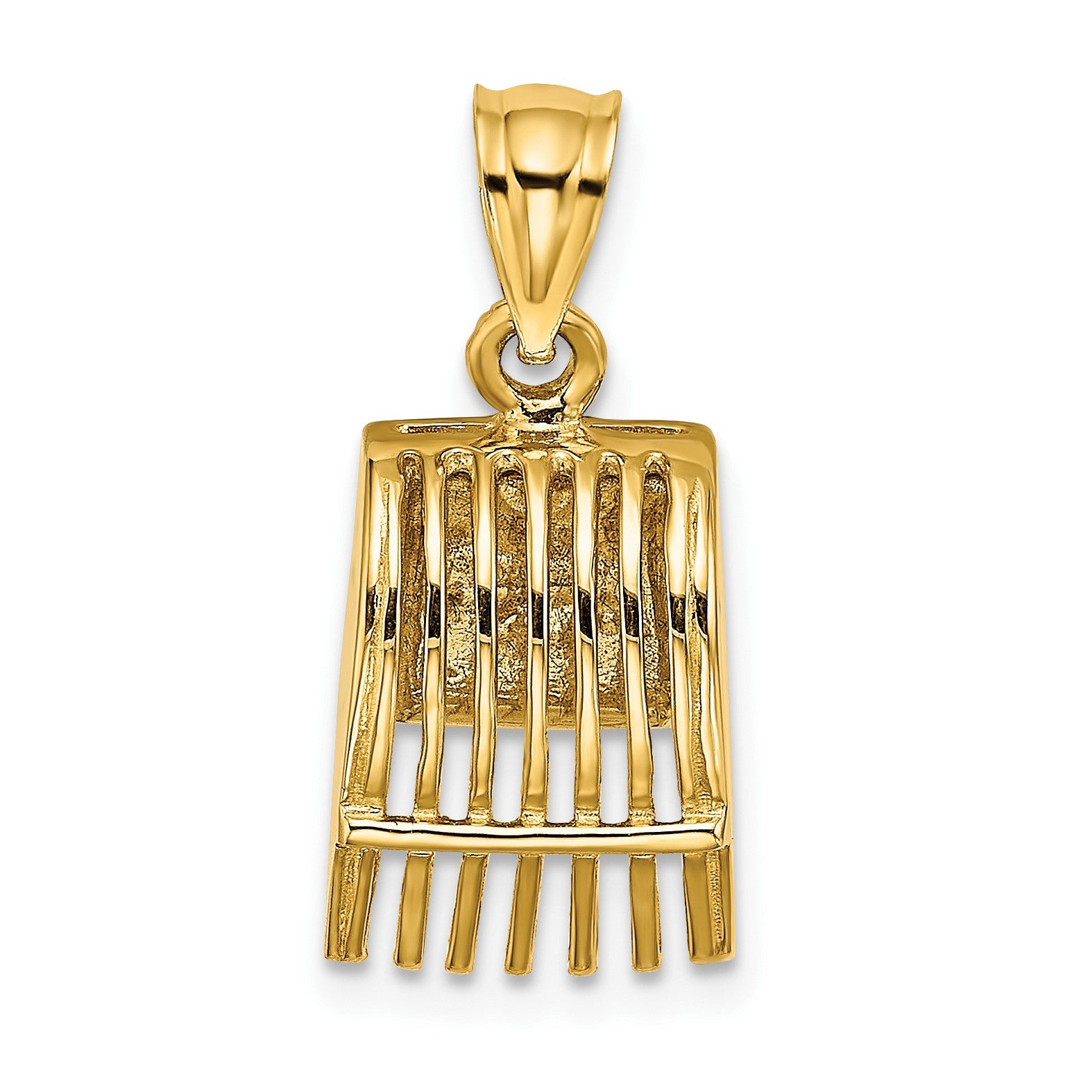 14K 3-D Cranberry Scoop Charm