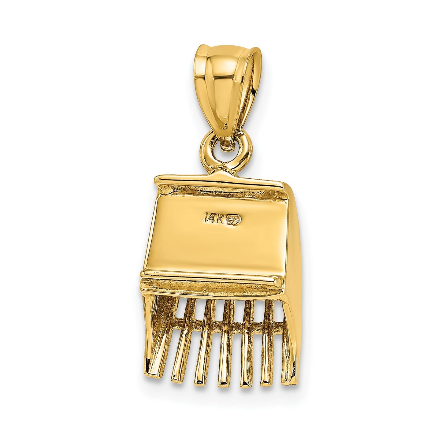14K 3-D Cranberry Scoop Charm