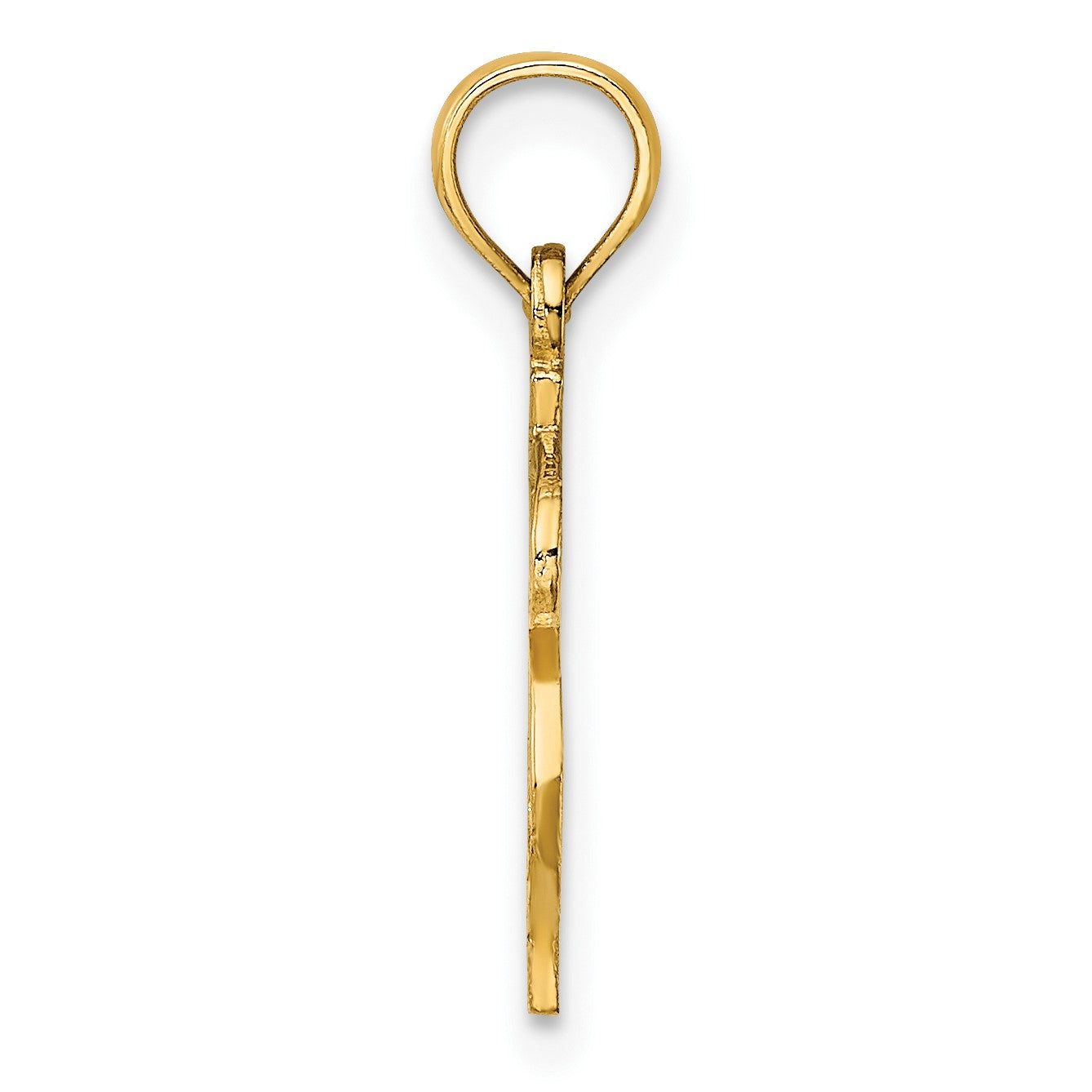 14K Dollar Sign Charm
