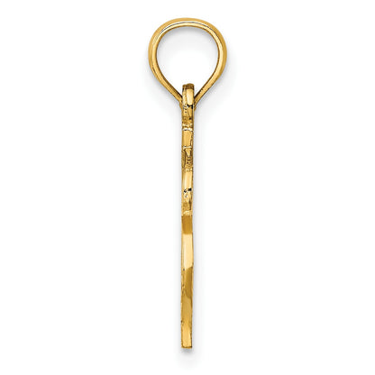 14K Dollar Sign Charm