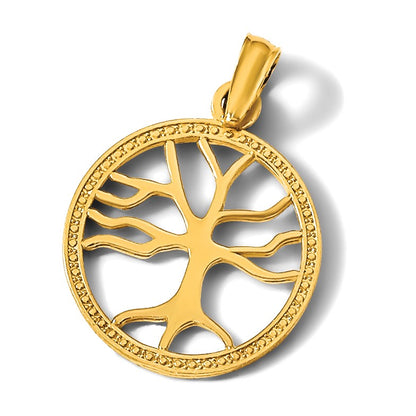 14K Small Family Tree Charm