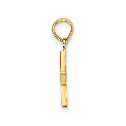 14K Cut-out Star Charm