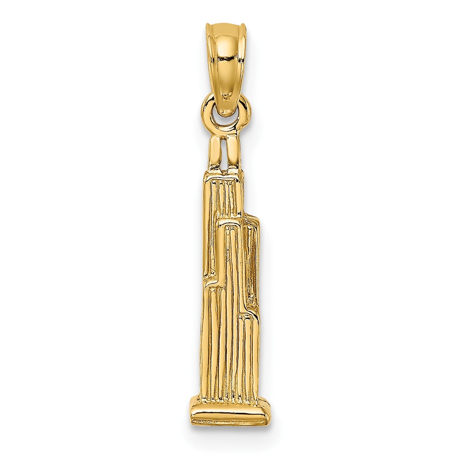 14K 3-D Willis Tower (Chicago) Charm