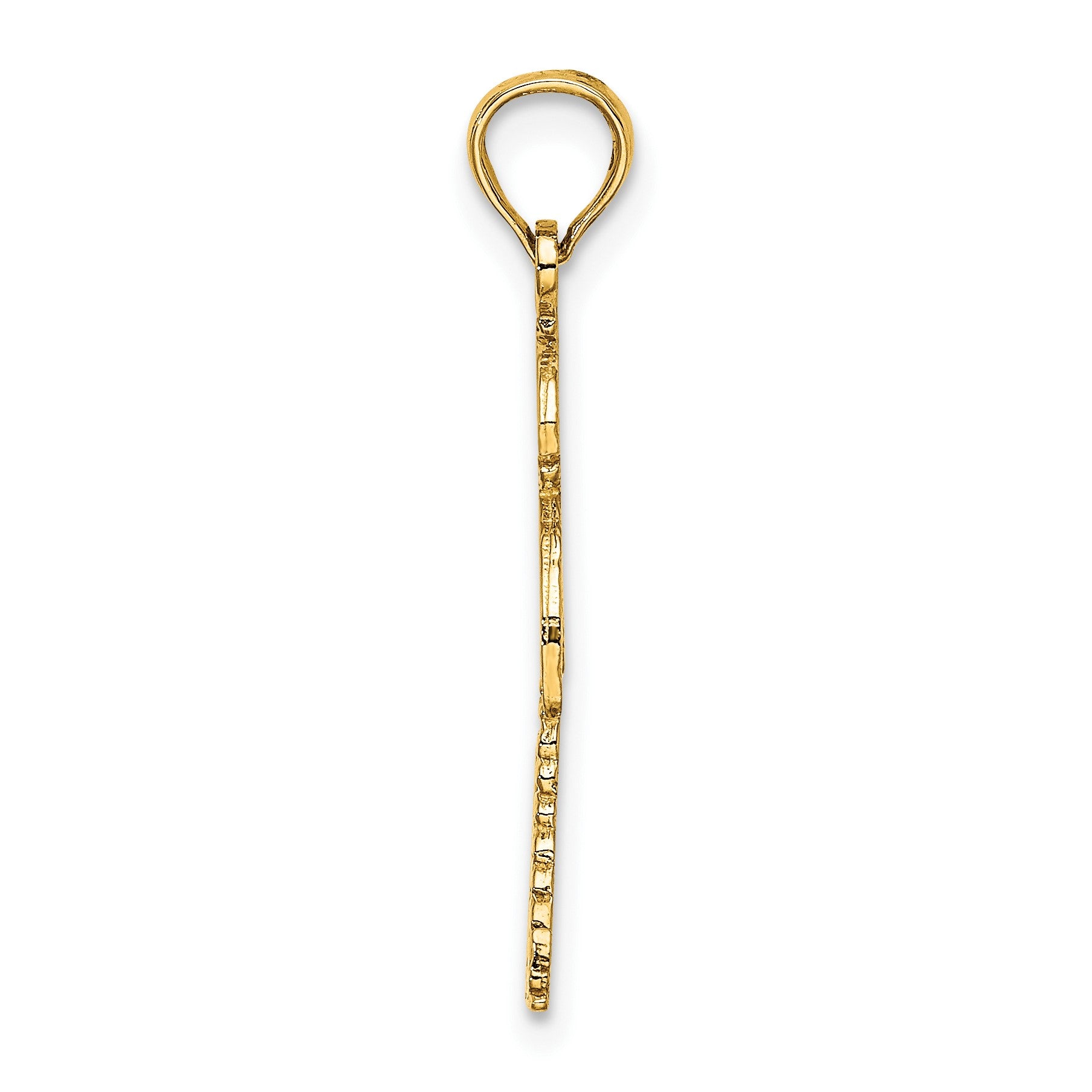 14K Palm Tree with Cactus Charm