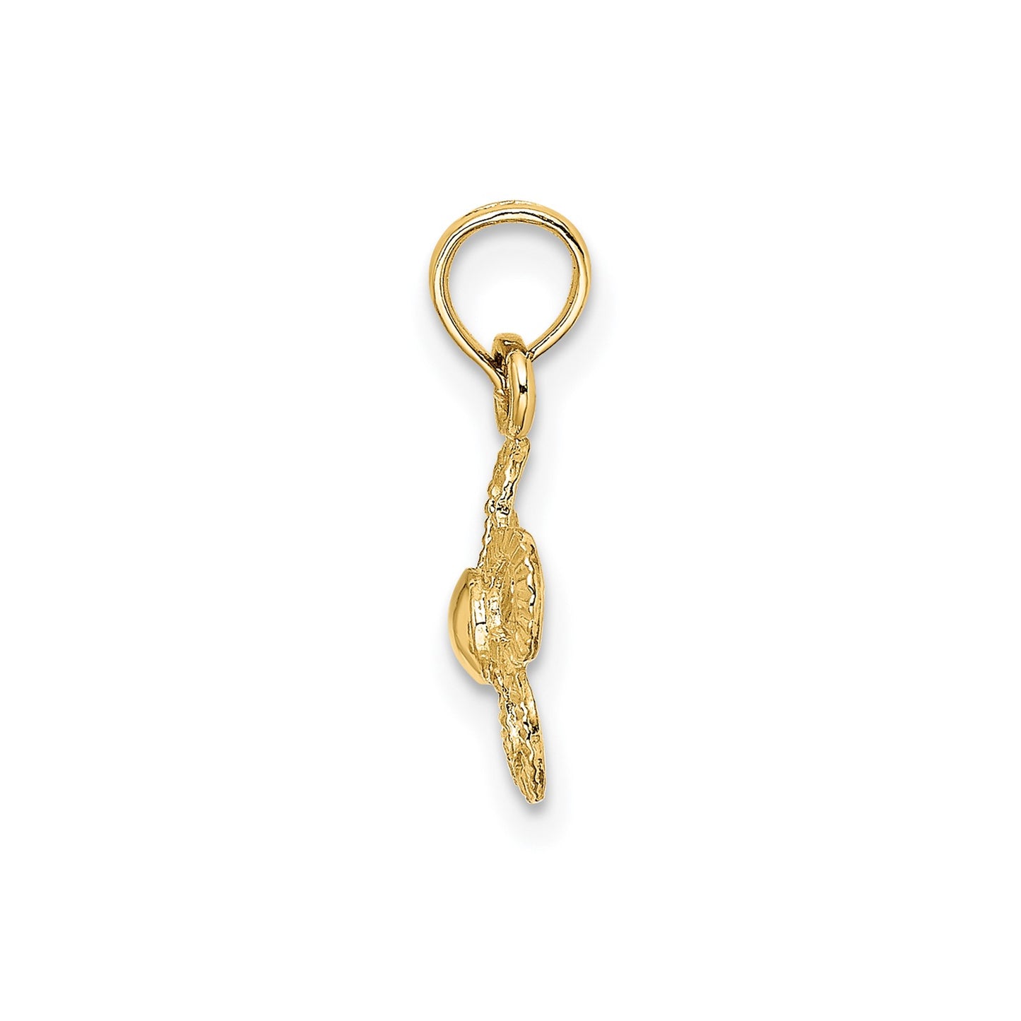 14k Mini Daisy Flower Charm