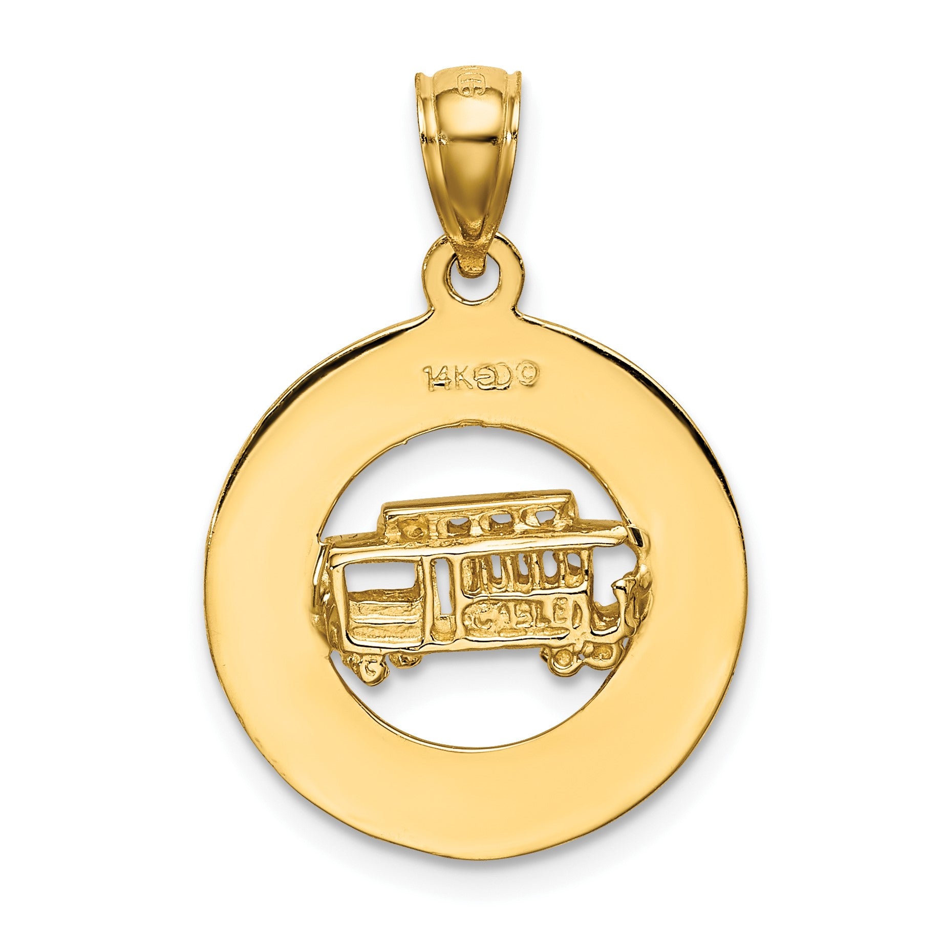 14K SAN FRANCISCO with Cable Car Charm