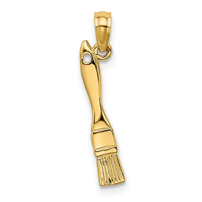 14K 3-D Paint Brush Charm