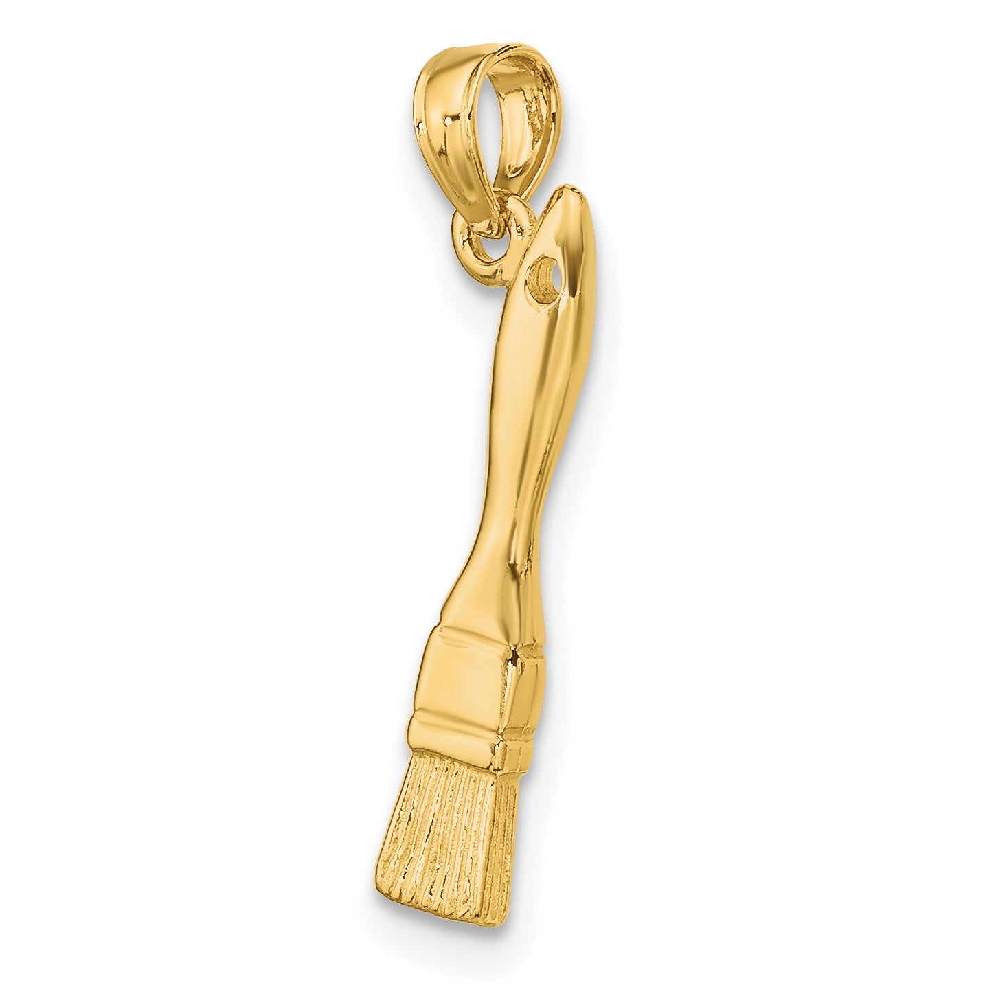14K 3-D Paint Brush Charm
