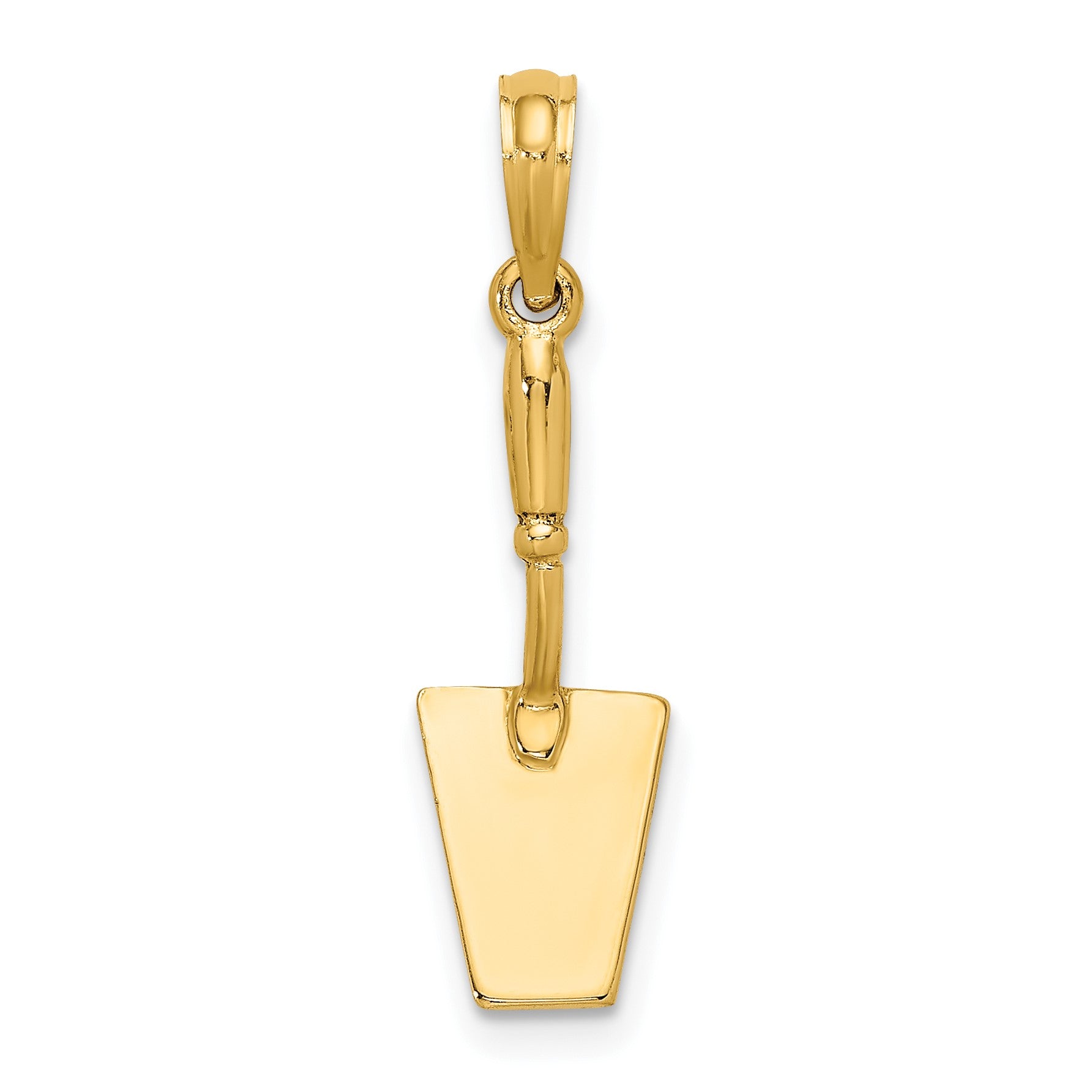 14K 3-D Concrete  Tool Spatula Charm