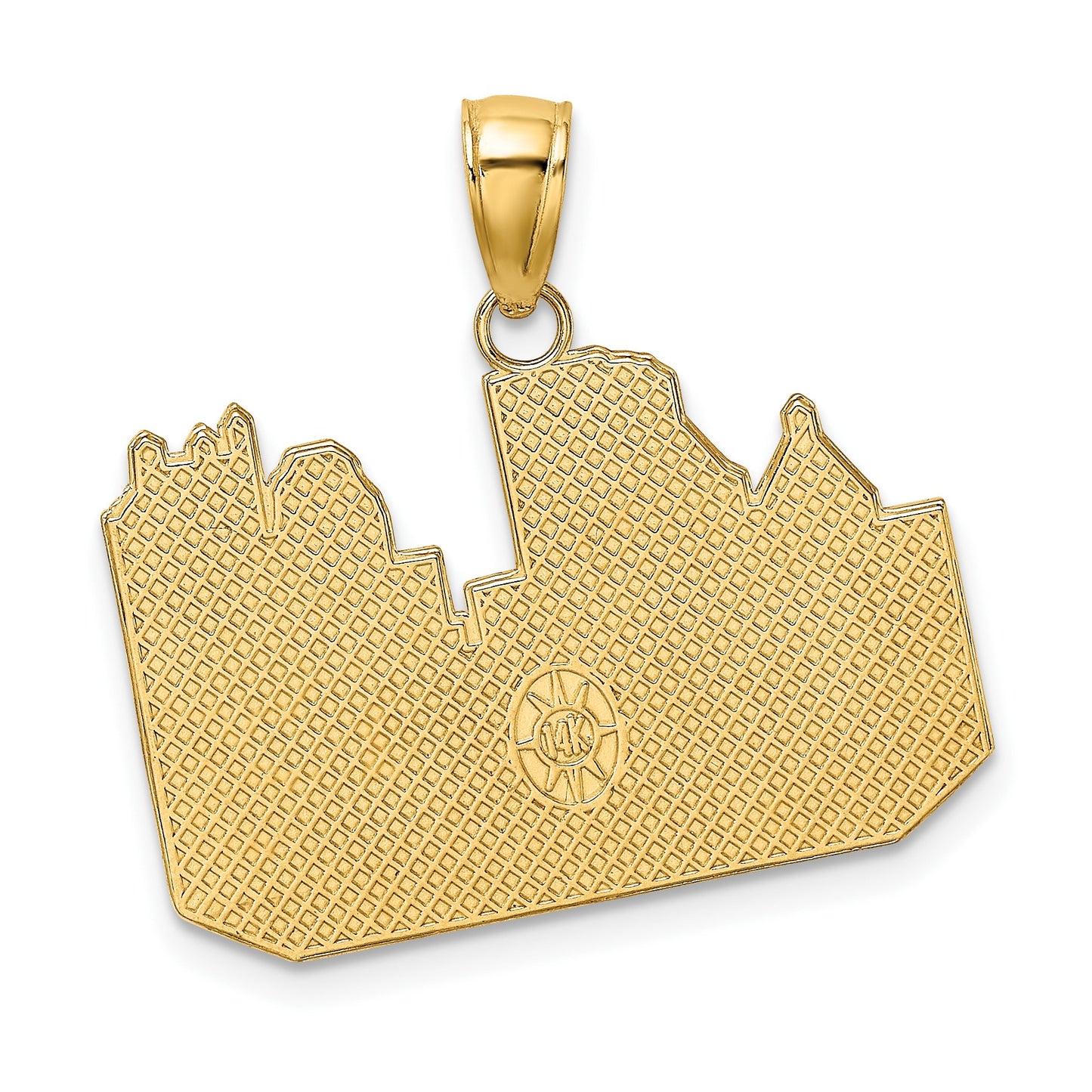 14K Pittsburgh Skyline Charm