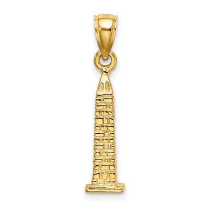 14K 3-D Washington Monument Charm