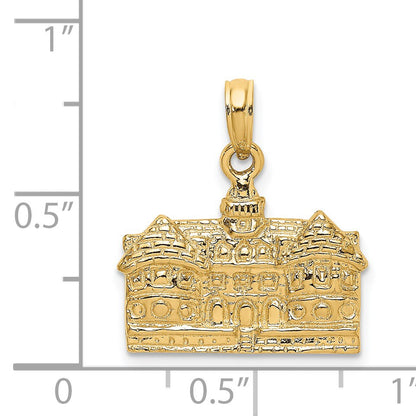 14K 3-D Capitol Building WILLIAMSBURG VA Charm