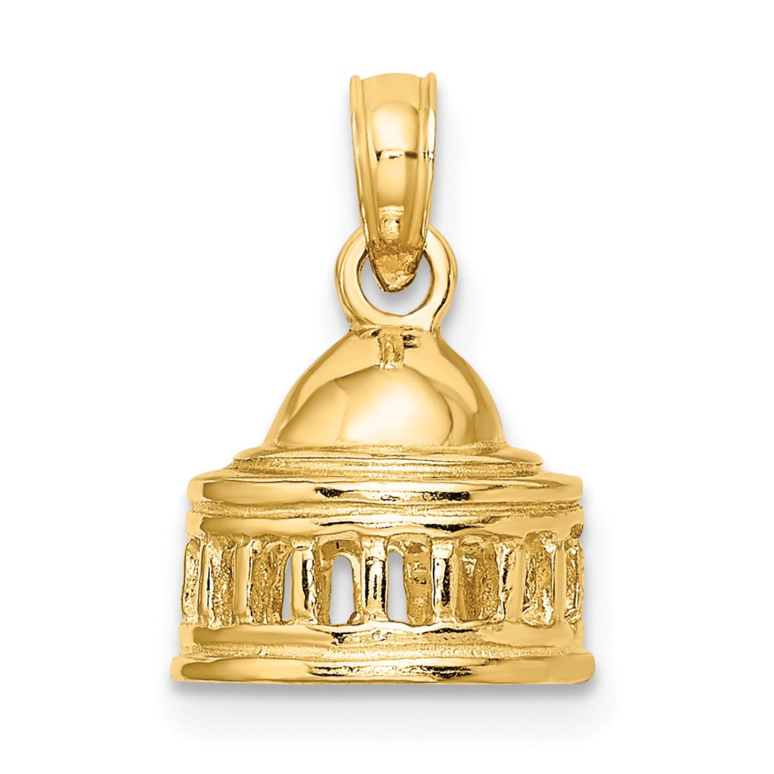 14K 3-D Jefferson Memorial Building  Washington Charm