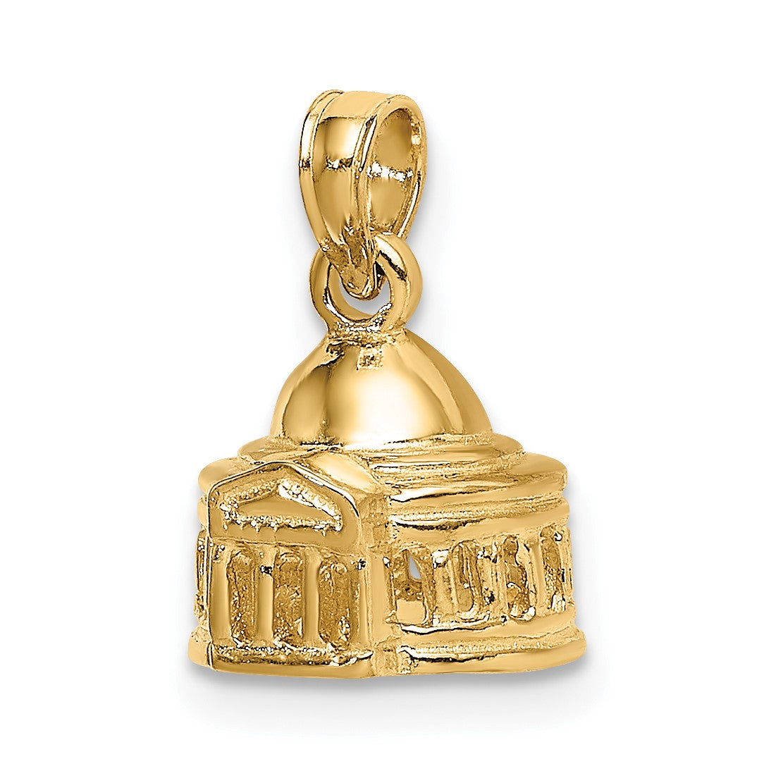 14K 3-D Jefferson Memorial Building  Washington Charm