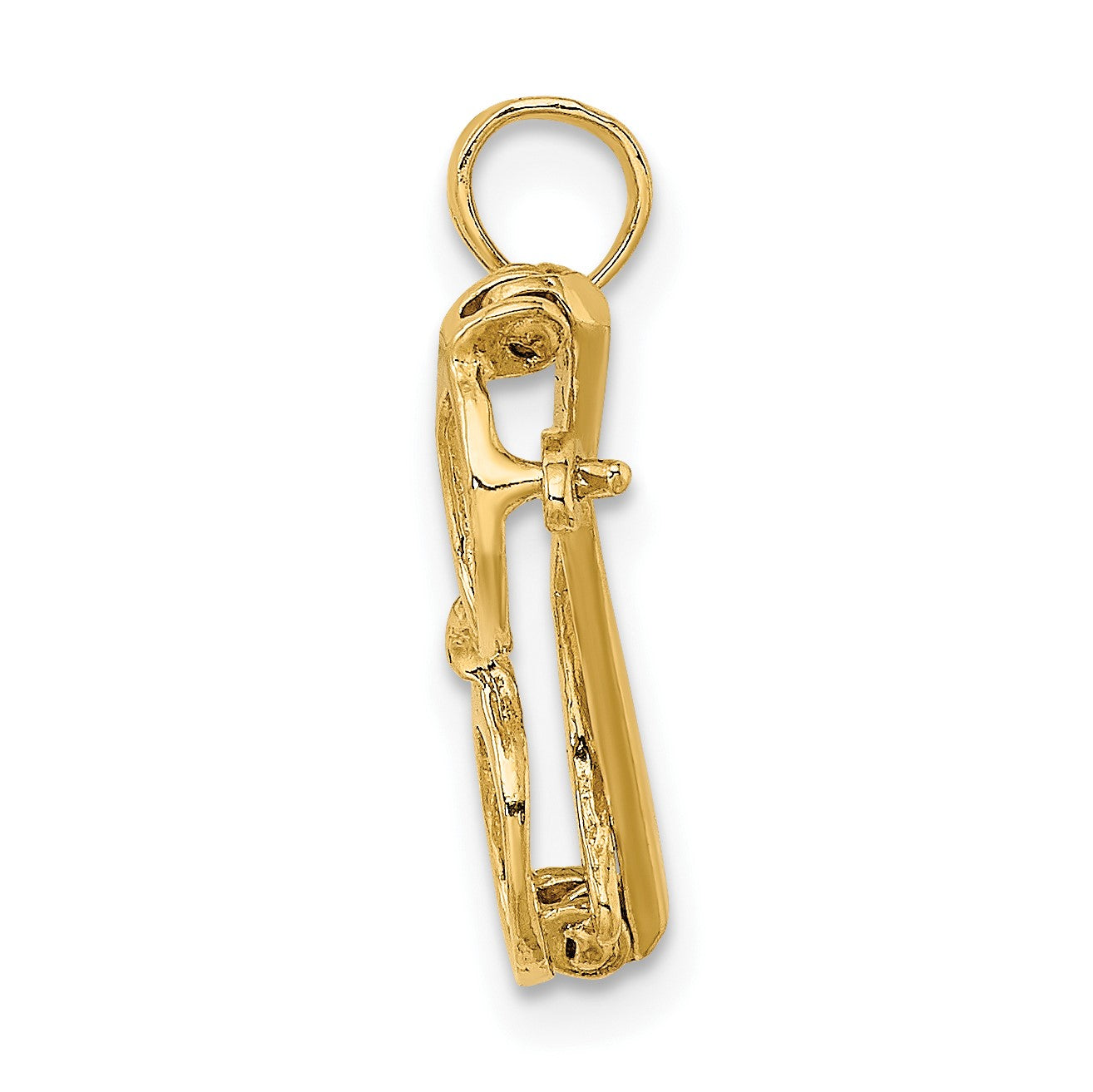 14K 3-D Glasses with Moveable Sides Charm