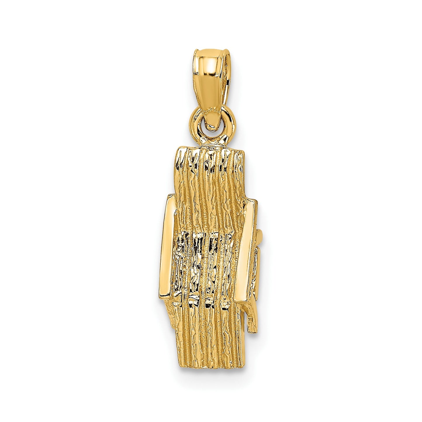 14K 3-D Lounge Beach Chair Charm