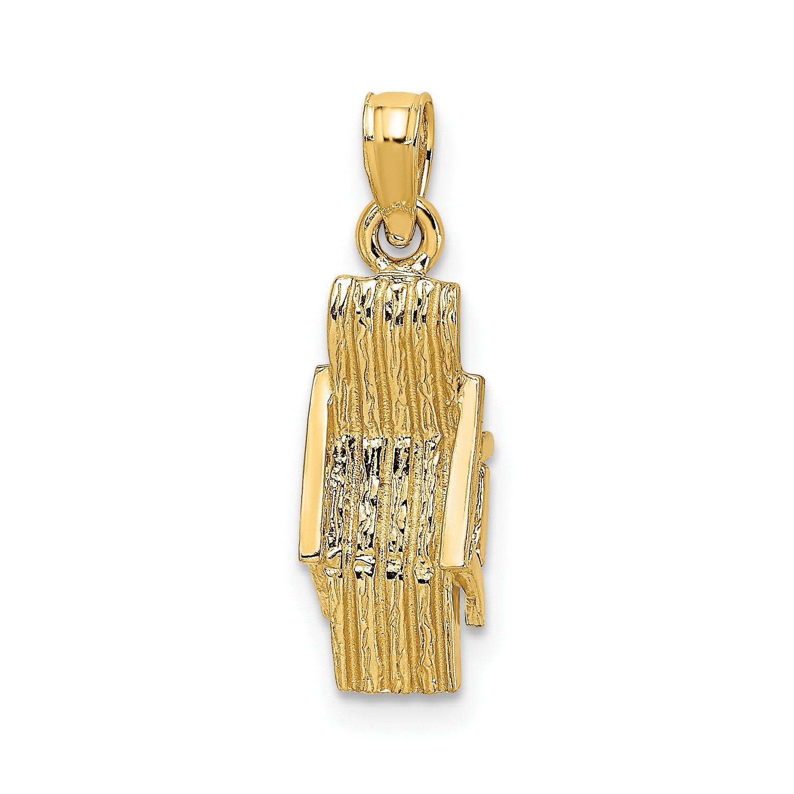 14K 3-D Lounge Beach Chair Charm