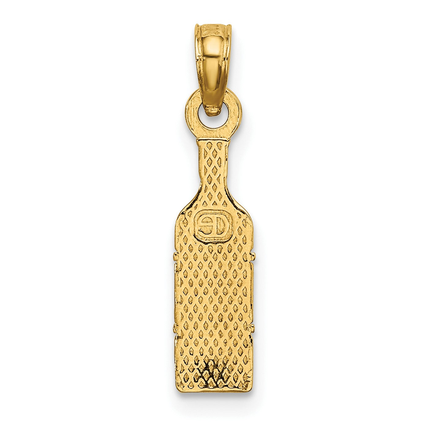 14K VINO Wine Bottle Charm