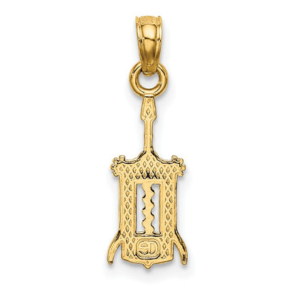 14K Wine Opener Charm