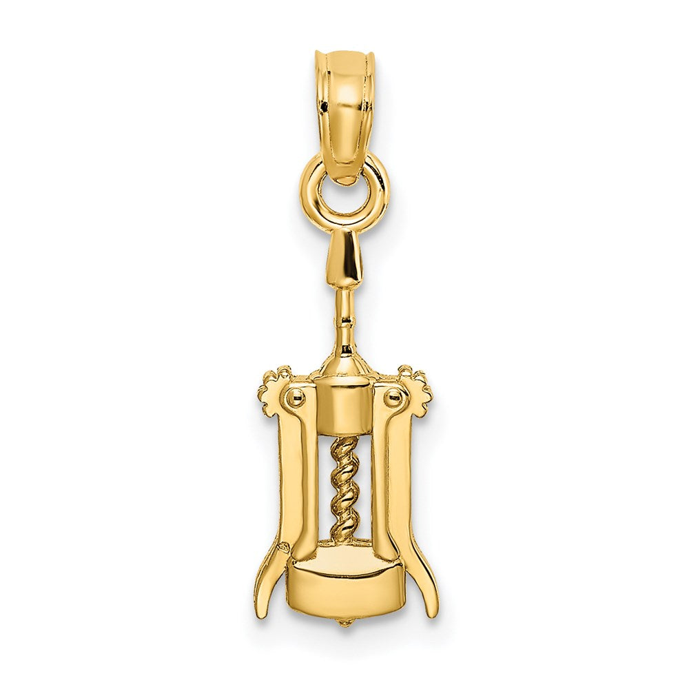 14K Wine Opener Charm