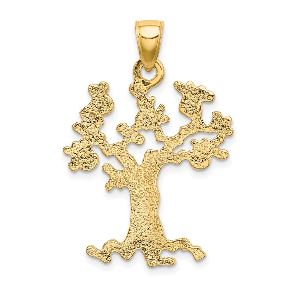 14K Cut-Out Money Tree Charm