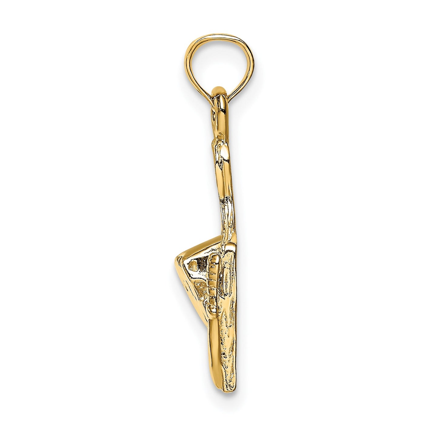 14k Cheese Board with Knife Charm