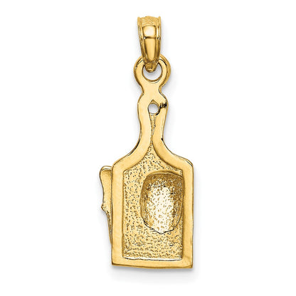 14k  Cheese Board w/ Knife Charm