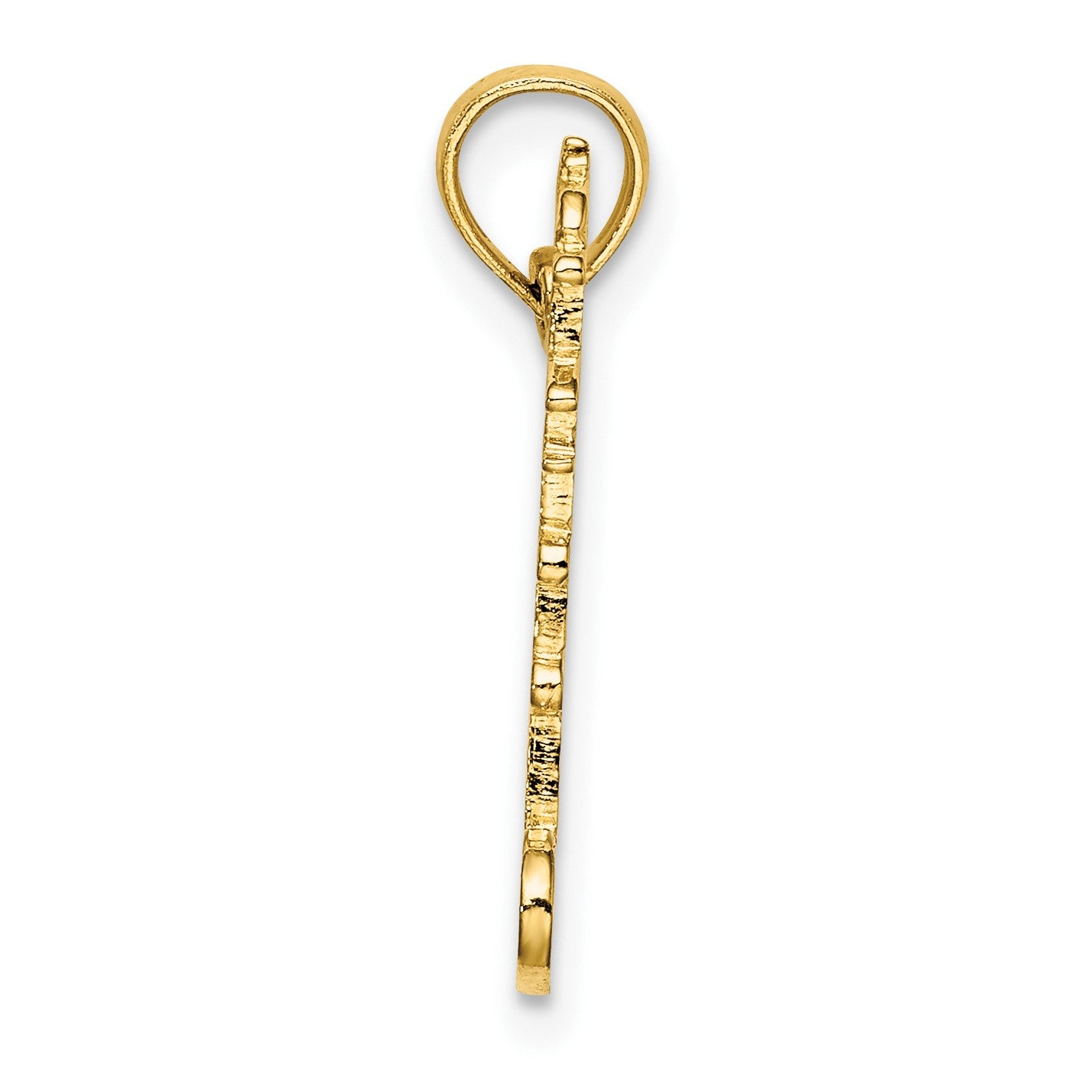 14K Cut-Out Lighthouse with Waves Charm