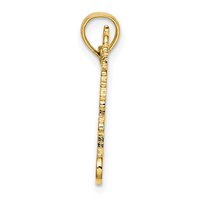 14K Cut-Out Lighthouse with Waves Charm