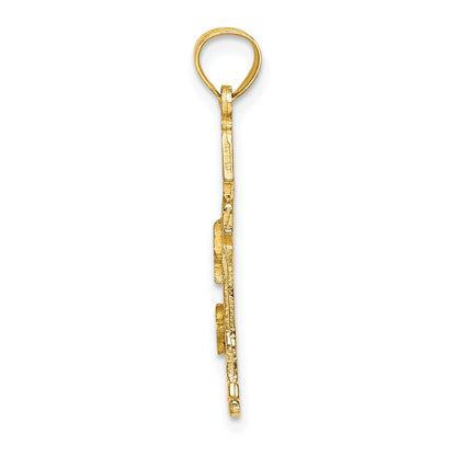 14K Lighthouse With Seagulls Charm