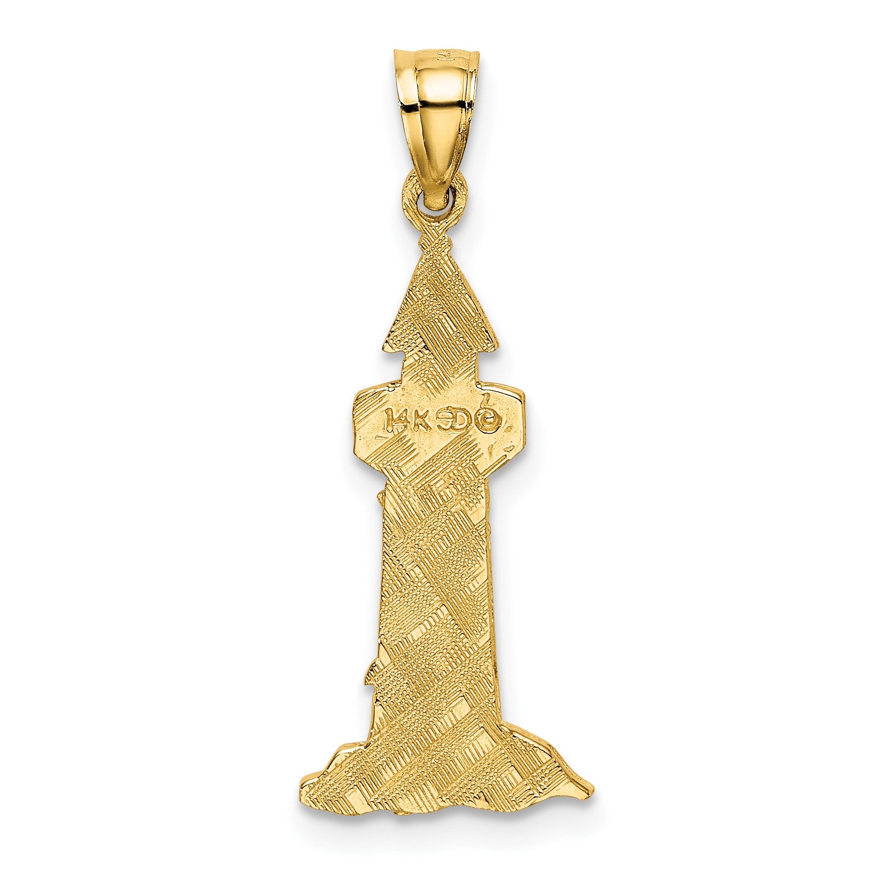 14K Lighthouse With Seagulls Charm